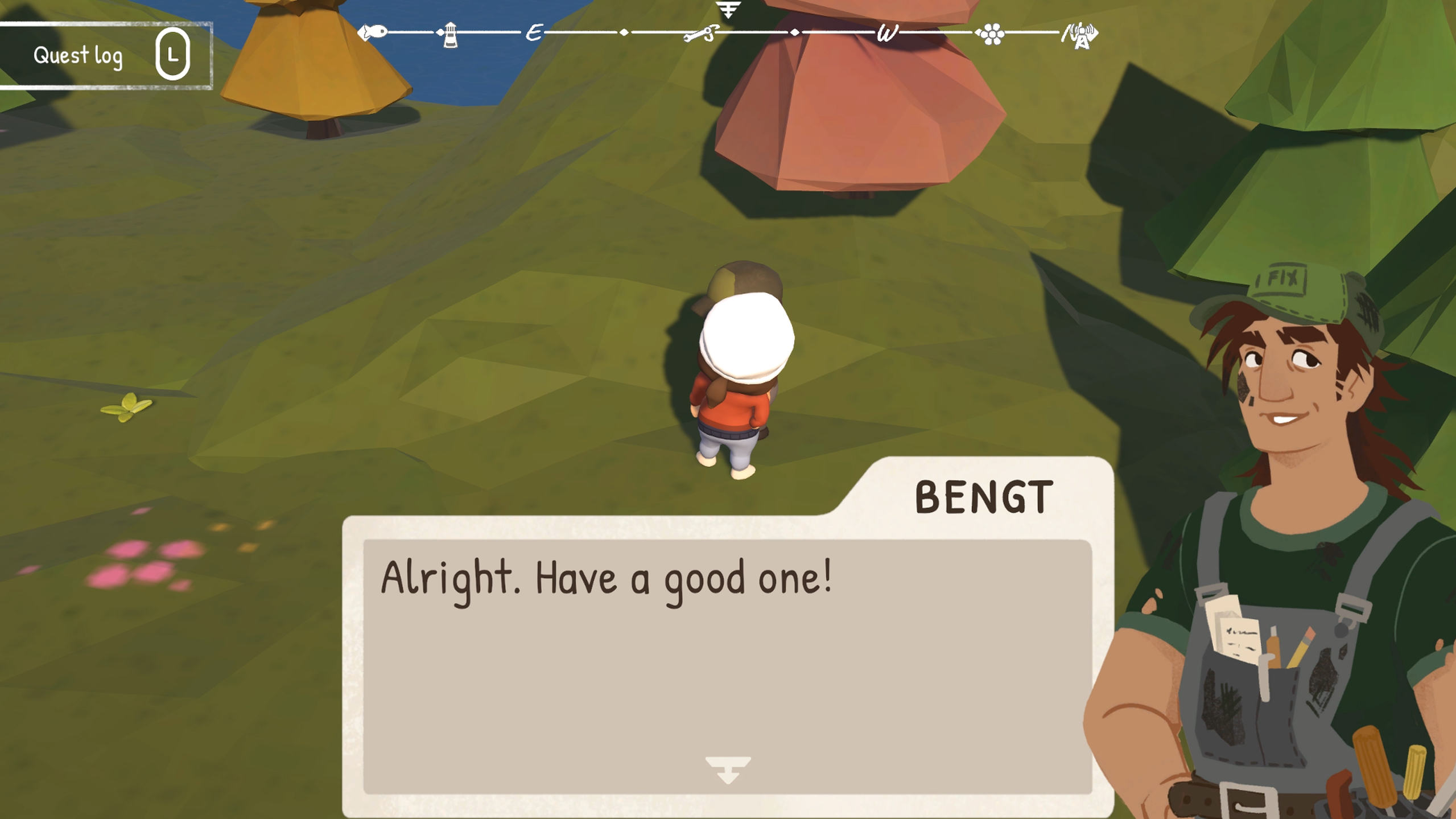 Windward dialogue screen
